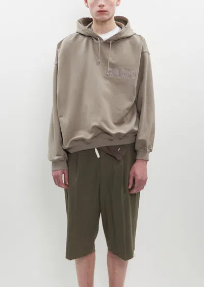 Magliano Twisted Hoodie In Gray