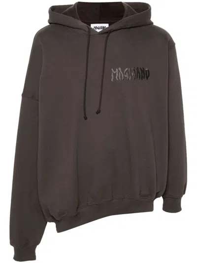 Magliano Twisted Hoodie In Brown