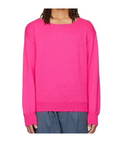 Magliano Pink Twisted Marella Sweater In 5 Fuscia