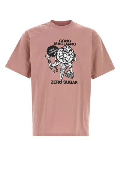 Magliano Gusto Sciopero Crew Neck Graphic T Shirt In Multi