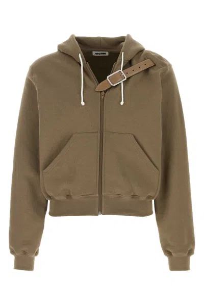Magliano Cappuccino Cotton Provincia Sweatshirt In Brown