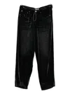 Magliano Velvet Pants In Black