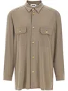 Magliano Shirt Harvest Long Sleeves In Grey