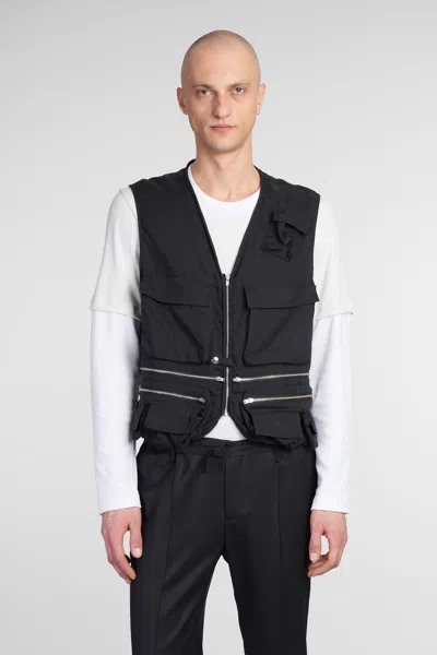 MAGLIANO VEST IN BLACK COTTON
