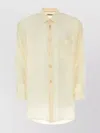 Magliano Viscose Shirt Pocket Collar Sleeves Fabric In Neutral