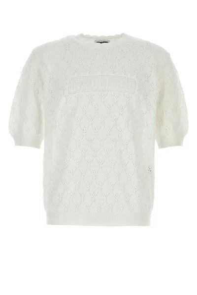 Magliano 白色钩编毛衣 In White