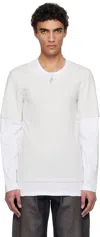 Magliano White & Beige Trauma Superslim T-shirt In 51