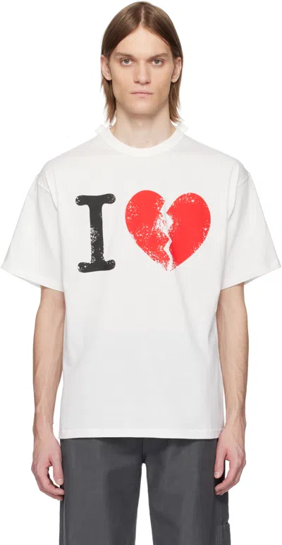 MAGLIANO WHITE 'I SUFFER' SHORT SLEEVE T-SHIRT