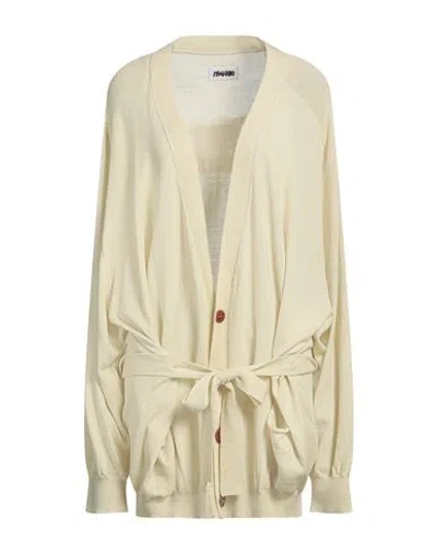 Magliano Woman Cardigan Pastel Yellow Size M Wool