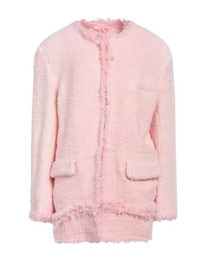 Magliano Woman Jacket Pink Size S Virgin Wool, Polyamide
