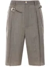Magliano Wool Shorts In Grey