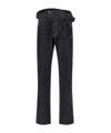 Magliano Wrap-around Waistband Jeans In Black