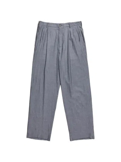 Magliano X 247pleated Straight-leg Trousers In Gray