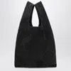 Magliano X D2 Black Canvas Tote With Patches In Black