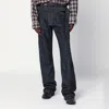 Magliano X D2 Dark Navy Blue Jeans With Belt In Blue