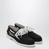 Magliano X D2 Fabric Boat Shoes In Black
