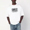 Magliano X D2 White T-shirt With Logo Print In Multi