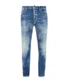 Magliano X Dsquared2 Joint Series Ink-splashed Design Jeans In Blue