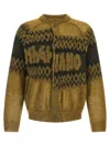 Magliano Festive Patterned Long Sleeve Cardigan In Multi