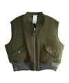Magliano Zip-fastening Flap-pocket Vest In Green