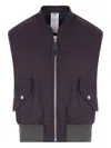 Magliano Padded Bomber Vest In Pattern