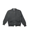 Magliano Zip-up Wool Cardigan In Black