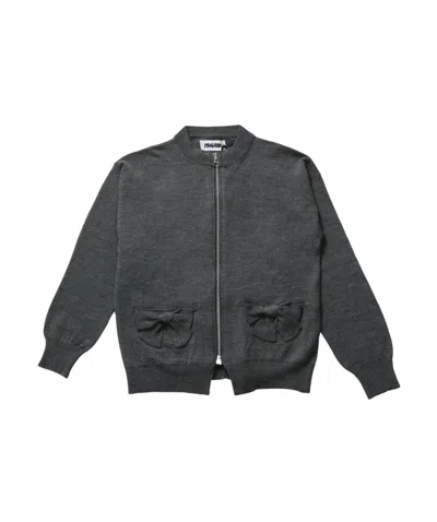 Magliano Zip-up Wool Cardigan In Black