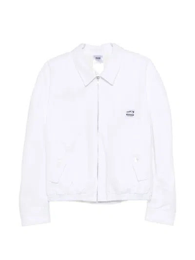 Magliano Zipped Shirt Jacket In White
