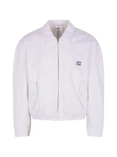 Magliano Zip-up Shirt Jacket In White
