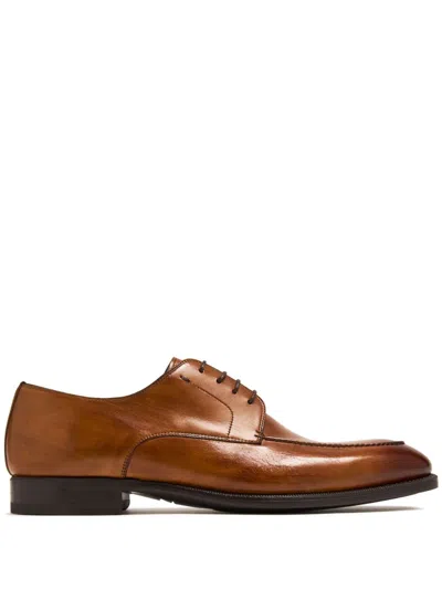 Magnanni Men's Maddin Leather Derby Shoes In Brown