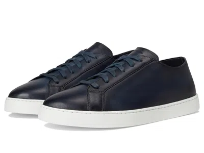 Magnanni Leather Lace-up Sneackers In Blue