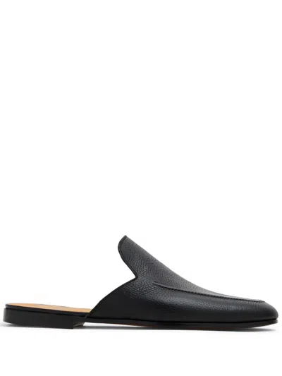 Magnanni Boltisburg Slip-on Leather Loafers In Schwarz