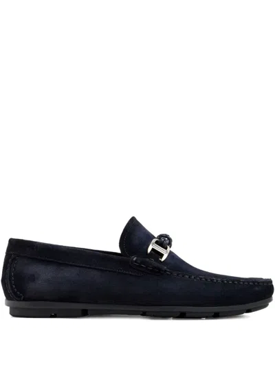 Magnanni Braided-buckle Loafers