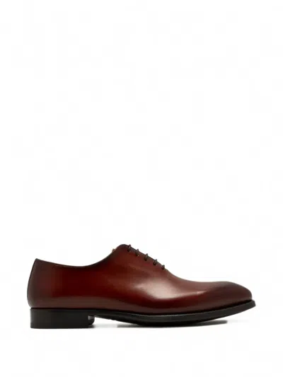 Magnanni Cardiff Leather Lace-up Shoes In Brown