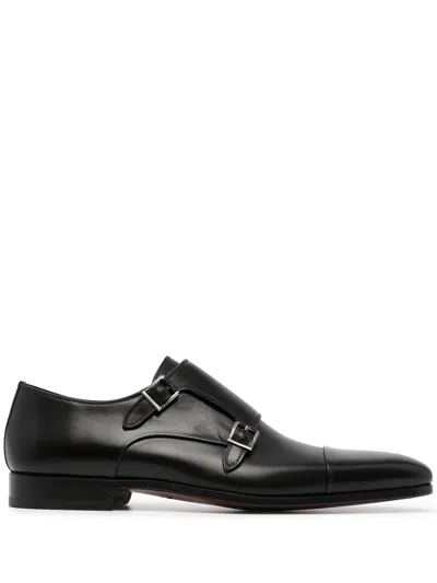 MAGNANNI DOUBLE-BUCKLE MONK SHOES