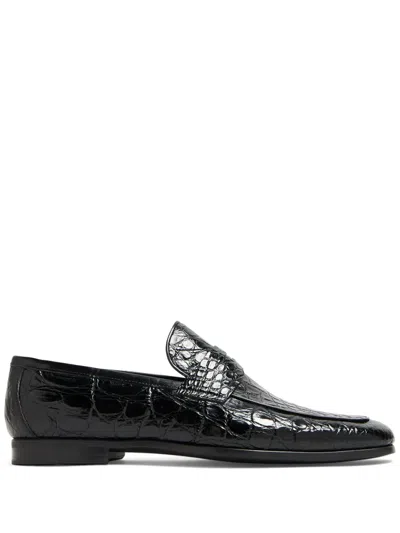 MAGNANNI EMBOSSED TEXTURE LOAFERS