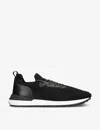 Magnanni Mens Black Grafton Knitted Low-top Trainers In Black