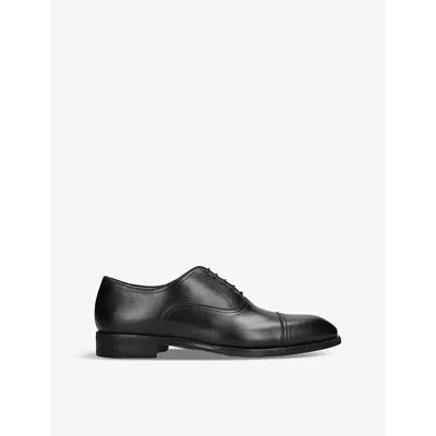 Magnanni Lace-up Leather Oxford Shoes In Black