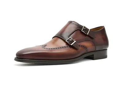 Magnanni Estrella Men's Flat Shoes Cuero/midbrown: 9.5 M In Brown