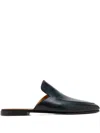 Magnanni Leather Mules In Blue