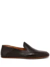 Magnanni Heston Leather Loafers In Brown