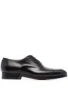 Magnanni Lace-up Leather Oxford Shoes In Black