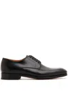 Magnanni Lace-up Leather Oxford Shoes In Black