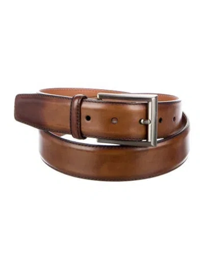 Pre-owned Magnanni Leather Belt In Brown