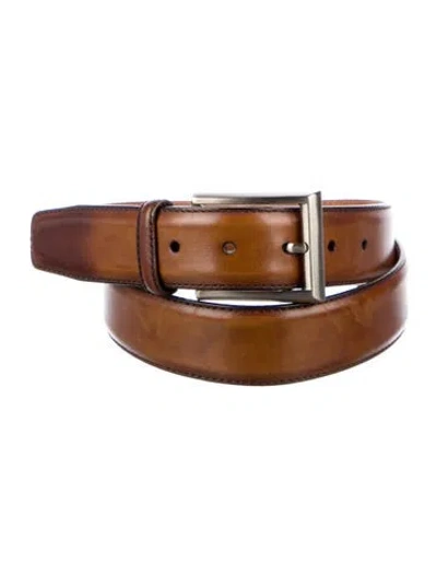 Pre-owned Magnanni Leather Belt In Brown