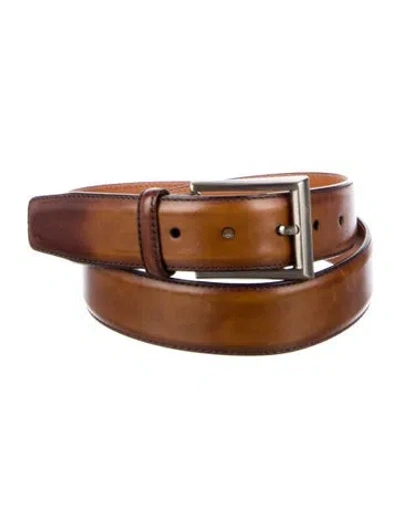 Pre-owned Magnanni Leather Belt In Brown