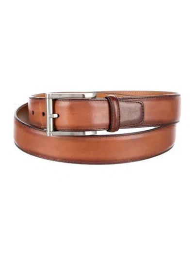 Pre-owned Magnanni Leather Belt In Brown