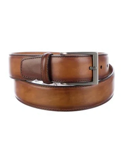 Pre-owned Magnanni Leather Belt In Brown