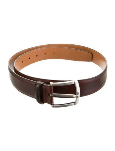 Pre-owned Magnanni Leather Belt In Brown