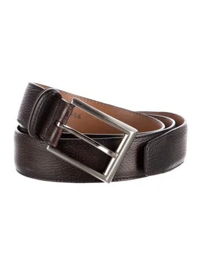 Pre-owned Magnanni Leather Belt In Brown